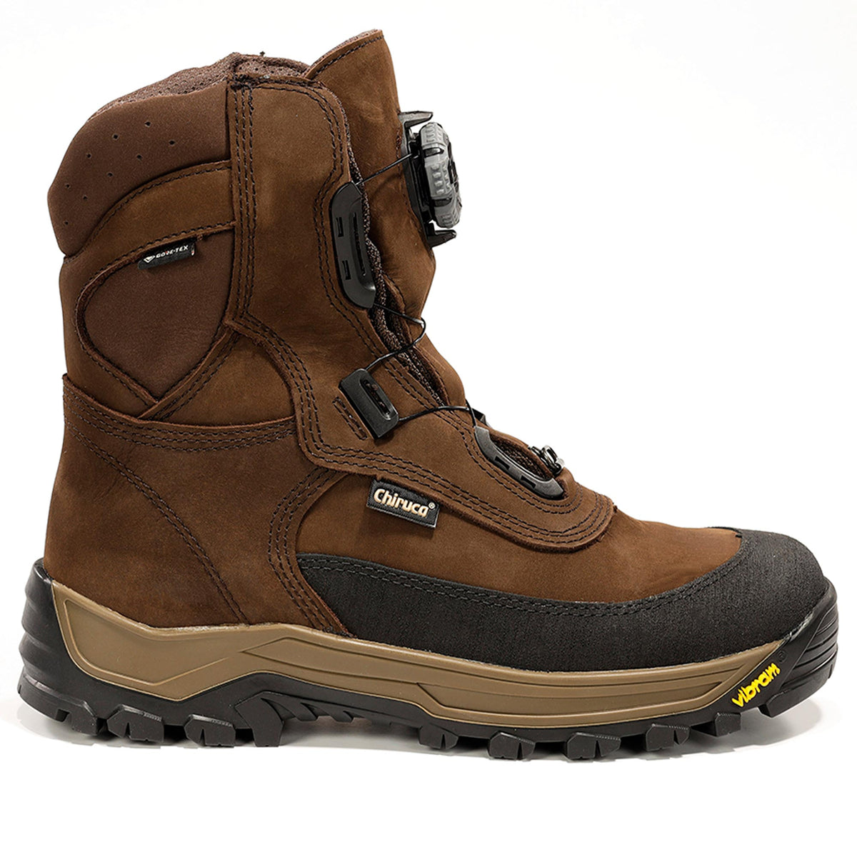 Botas de montaña y caza Unisex Chiruca Bulldog Boa Bandeleta 12 Gore-Tex Marrón