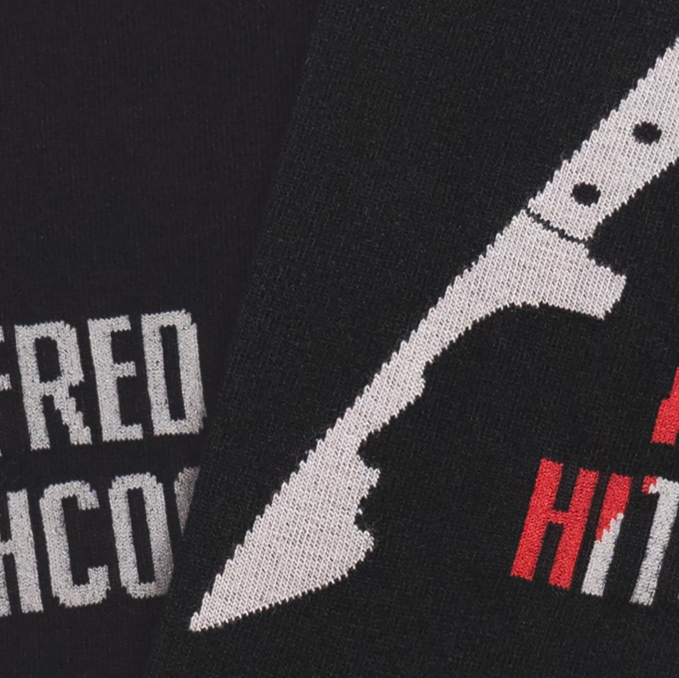 Calcetines Jimmy Lion Hitchcock Knife Negro - imagen 3