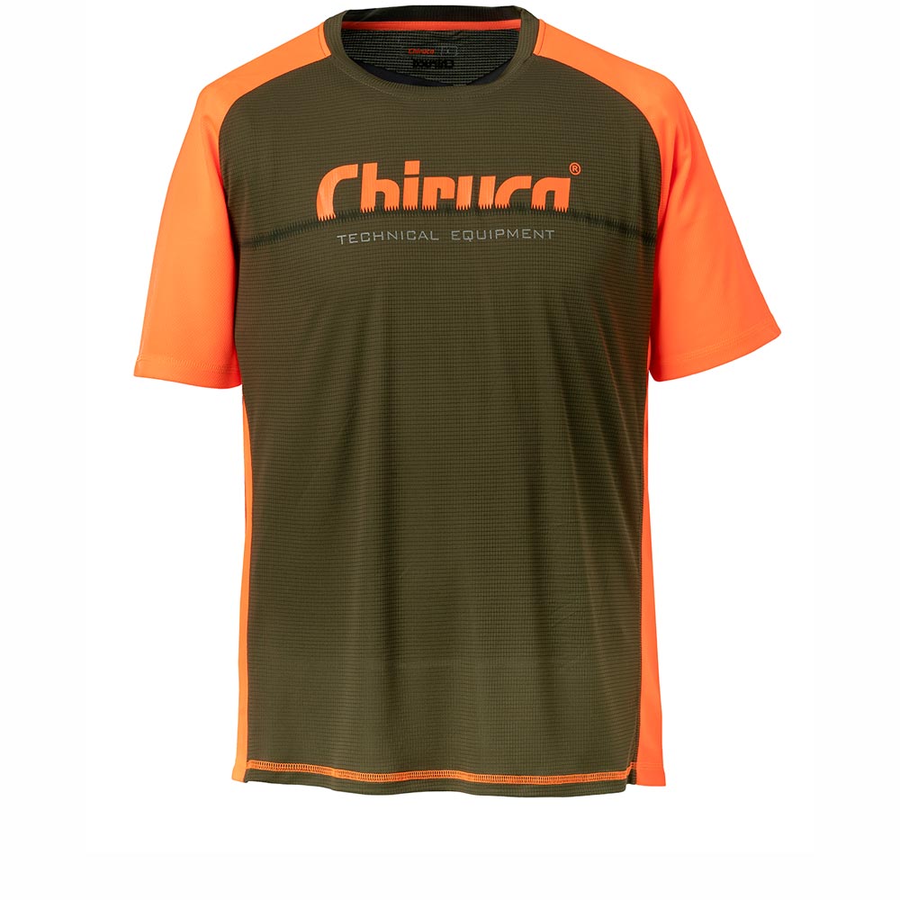 Camiseta Chiruca Horus 01 Verde Naranja - imagen 1