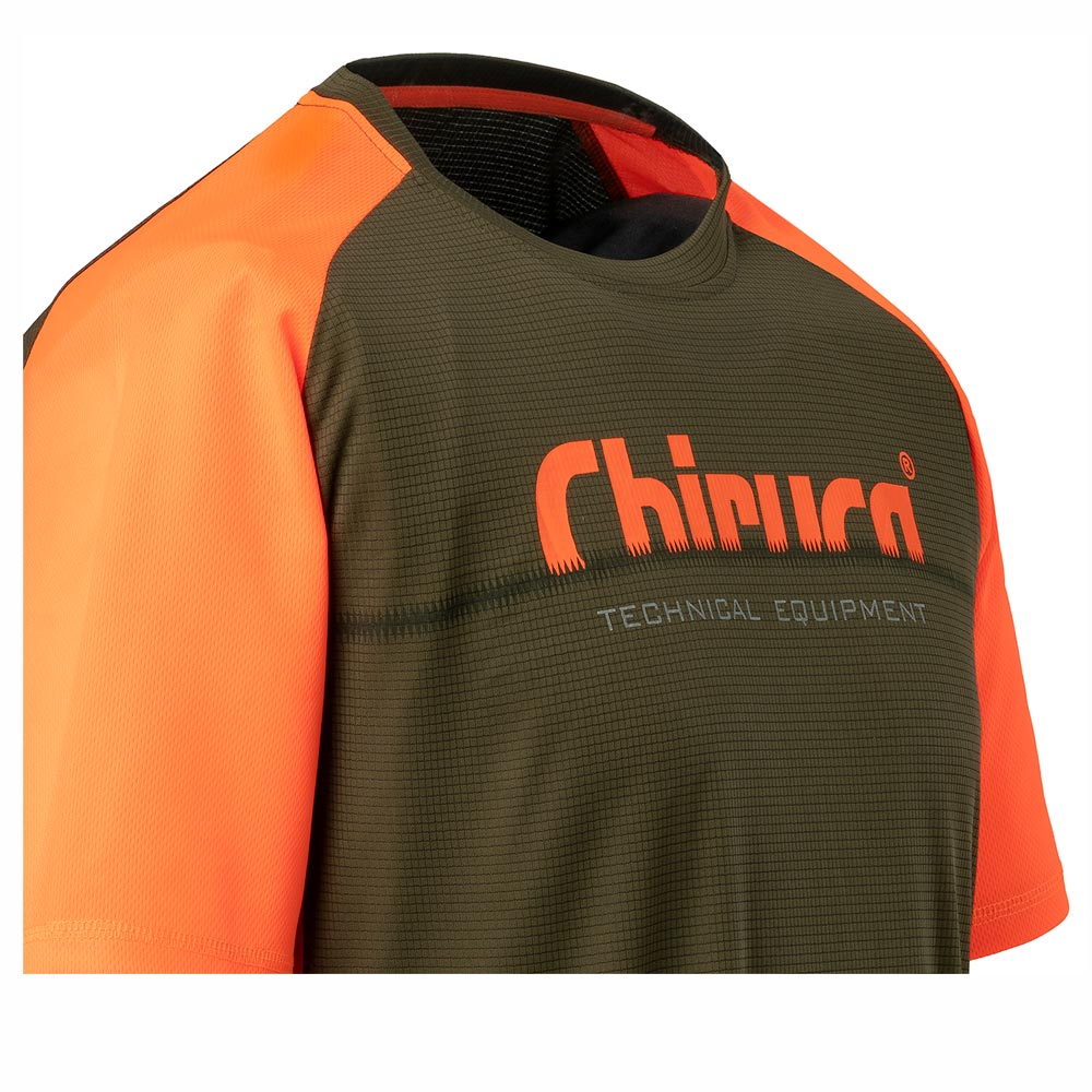 Camiseta Chiruca Horus 01 Verde Naranja - imagen 2