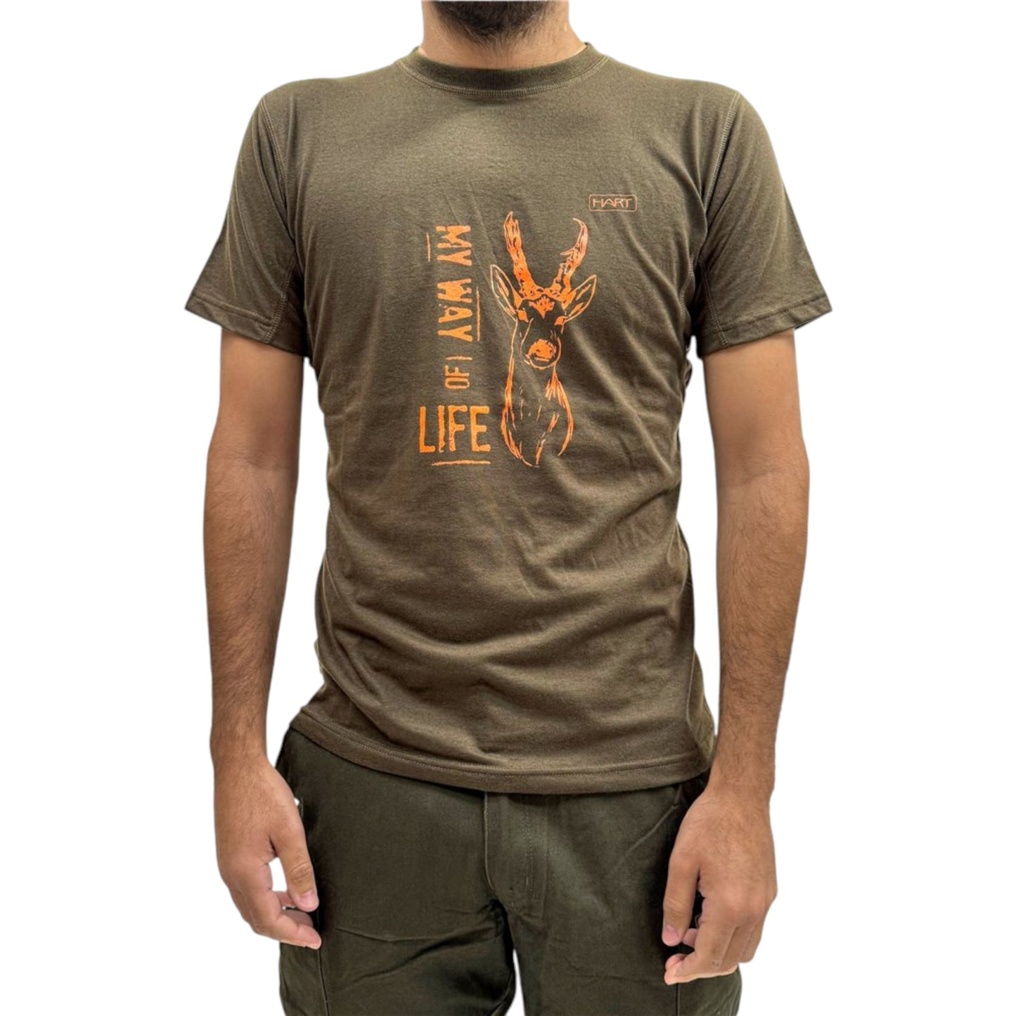 Camisetas de caza Hart Branded Roe Deer Verde