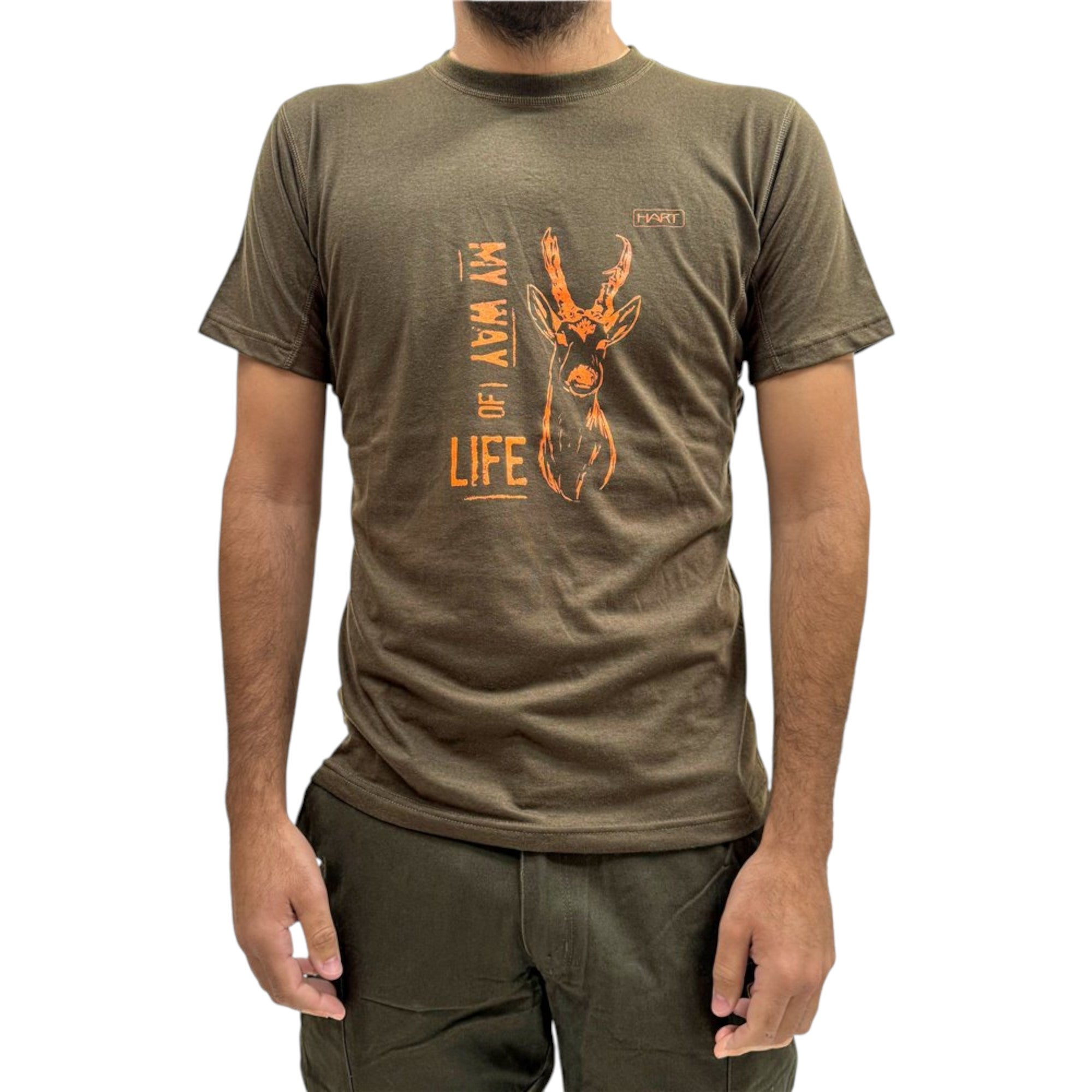 Camisetas de caza Hart Branded Roe Deer Verde
