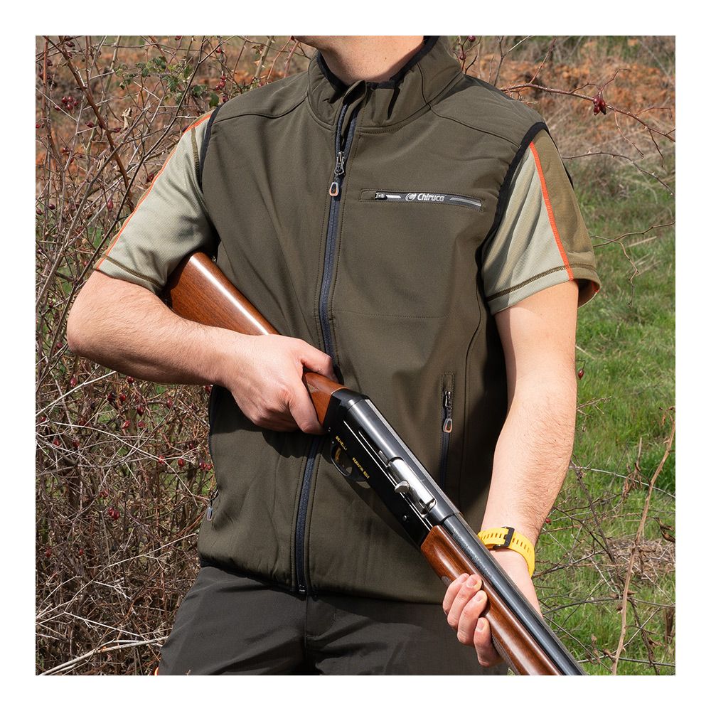 Chaleco de Caza Chiruca Softshell Olson 01 Verde - imagen 2