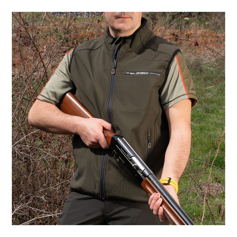 Chaleco de Caza Chiruca Softshell Olson 01 Verde - imagen 4