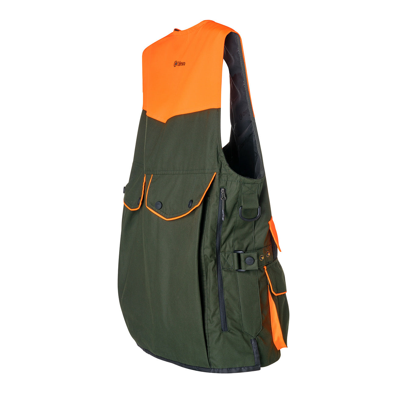 Chaleco de Caza Chiruca Osiris Hi Vis 08 Verde Naranja - imagen 2