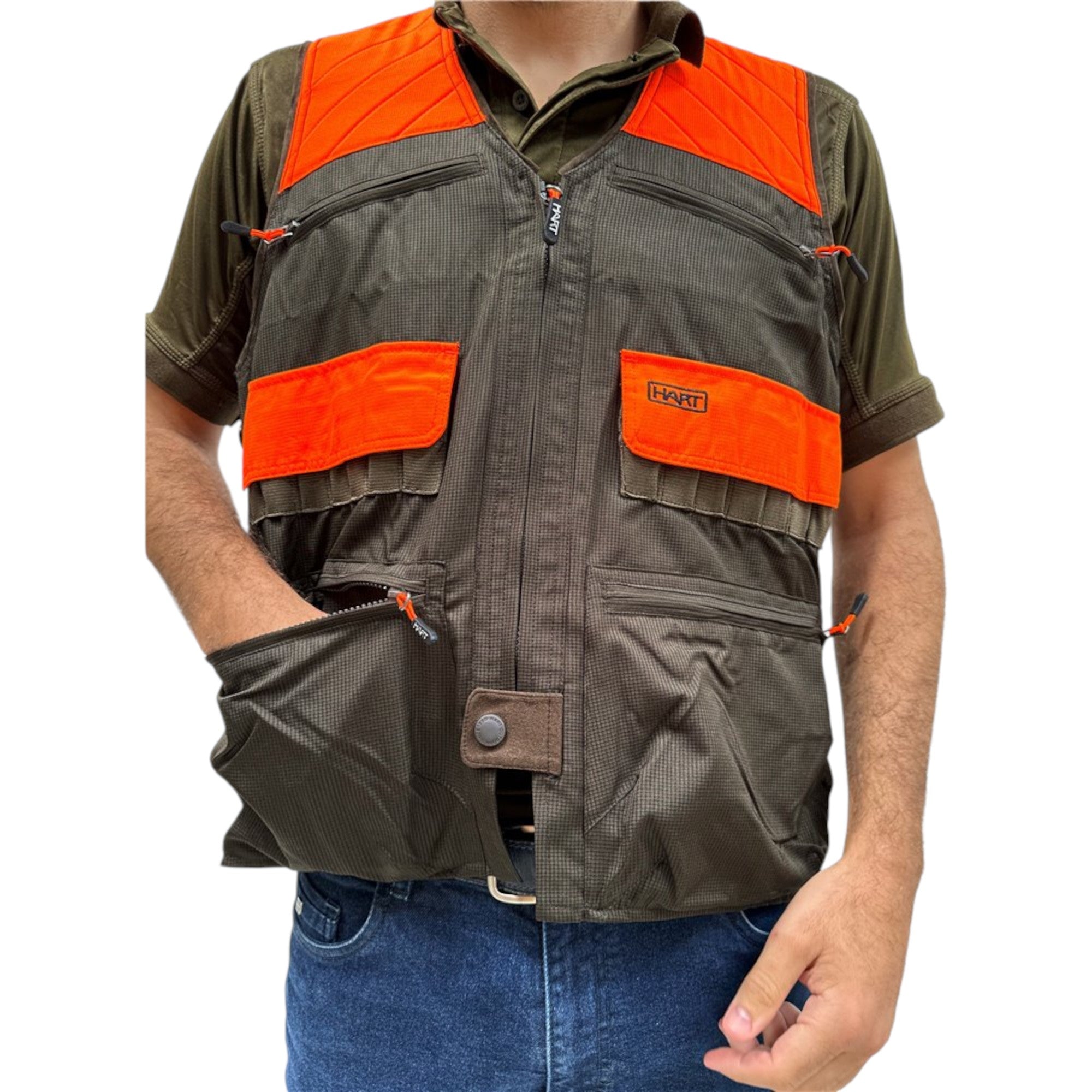 Chalecos de caza Hart Armotion-V Evo Blaze Verde