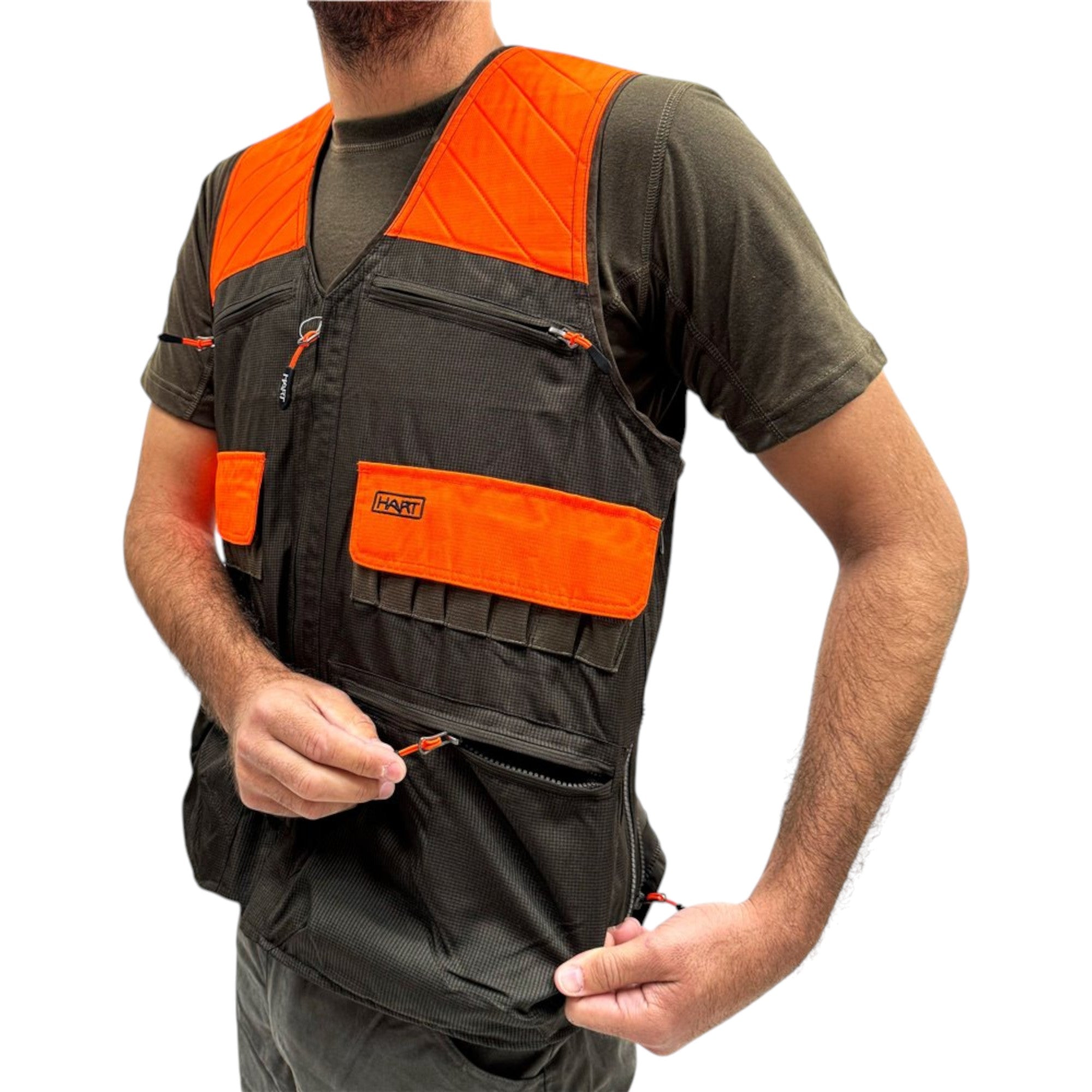 Chalecos de caza Hart Armotion-V Evo Blaze Verde