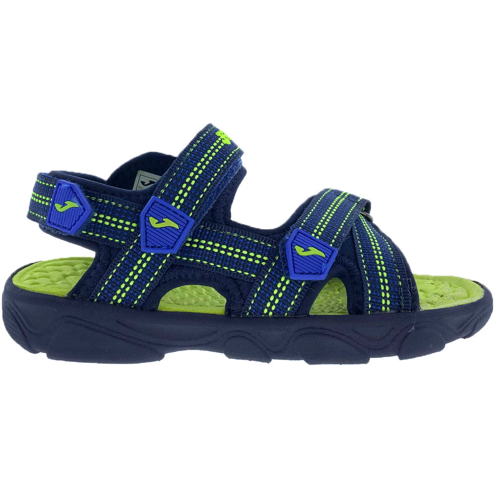 Chanclas Joma Wave Jr 2103 Navy Green Fluor - imagen 1