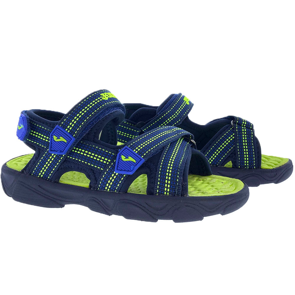 Chanclas Joma Wave Jr 2103 Navy Green Fluor - imagen 5