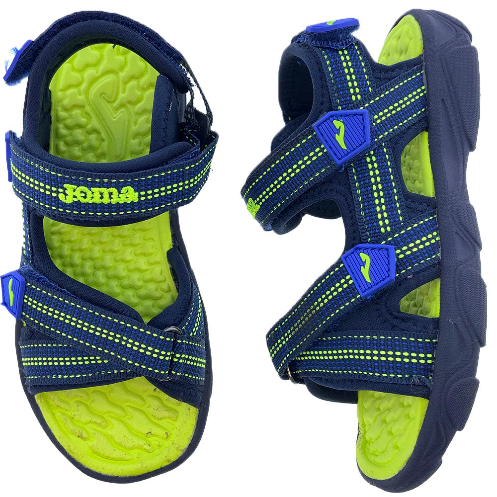 Chanclas Joma Wave Jr 2103 Navy Green Fluor - imagen 2