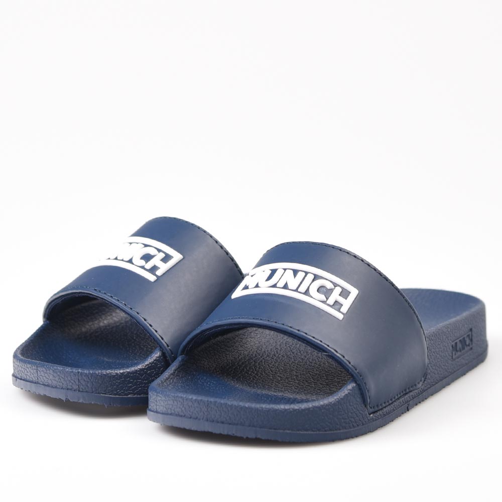 Chanclas Munich Flat Slider Kid 01 8838001 Azul - imagen 4