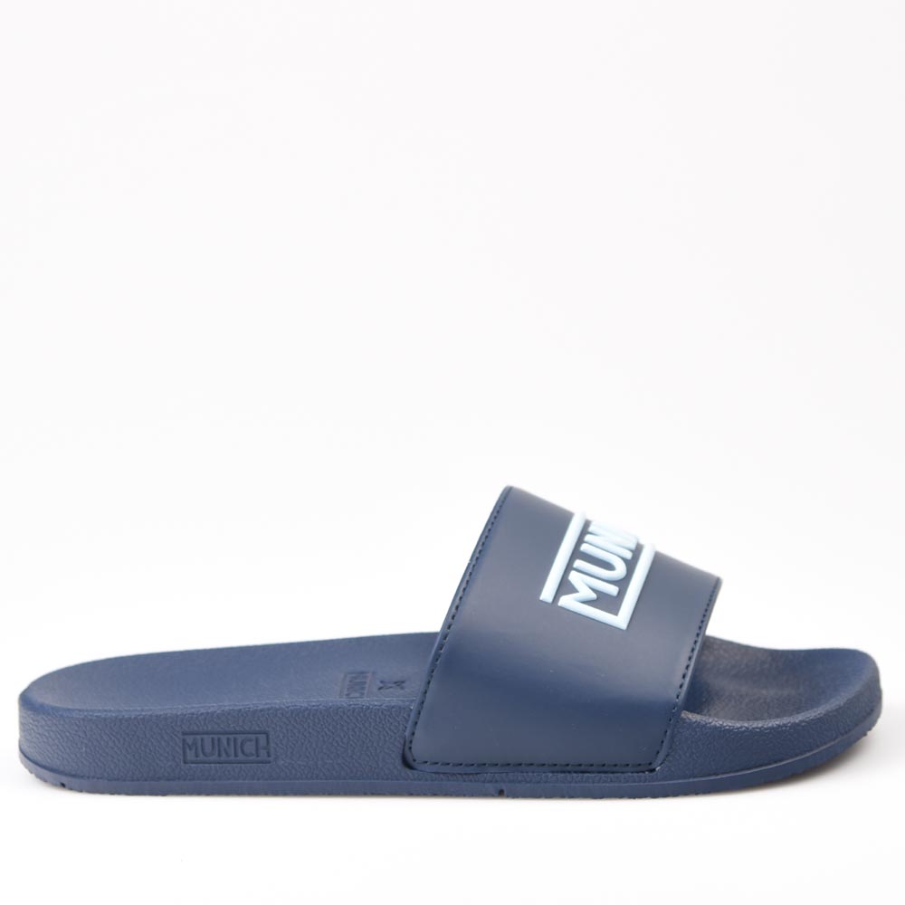 Chanclas Munich Flat Slider Man 329 4300329 Marino - imagen 2