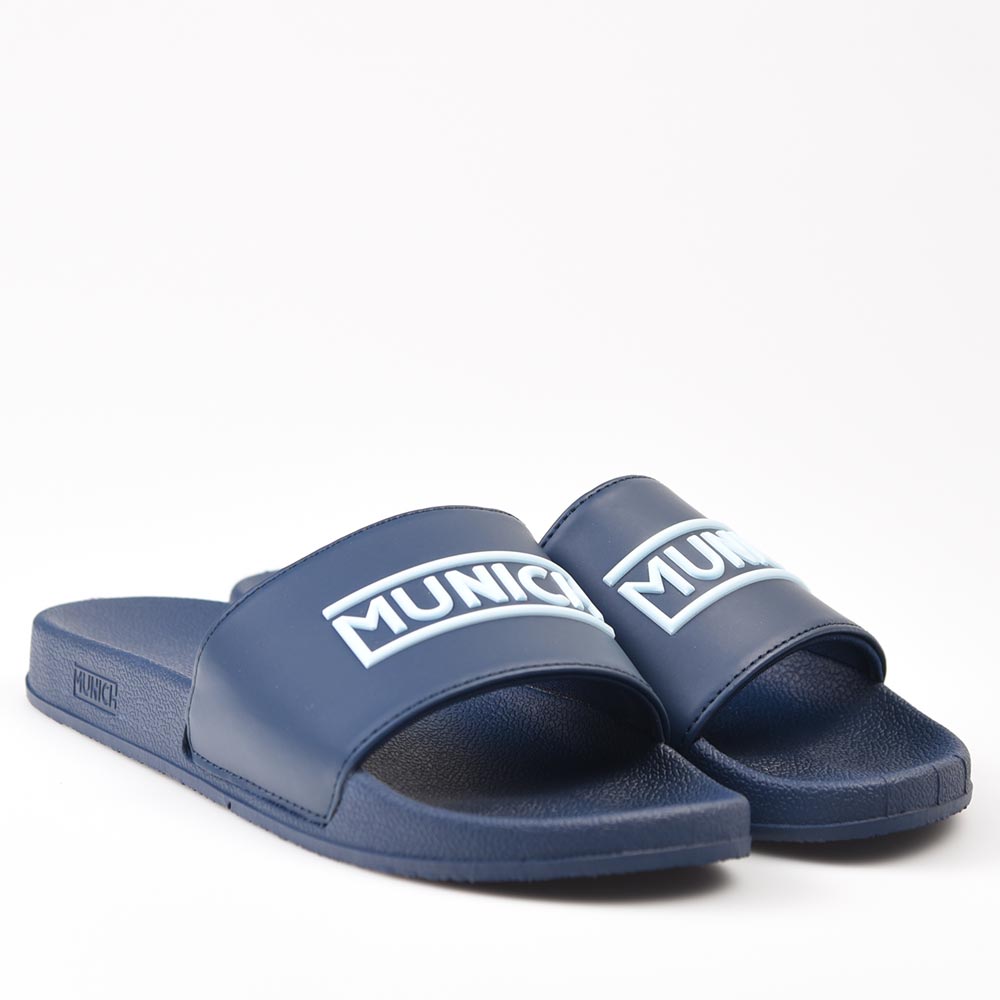 Chanclas Munich Flat Slider Man 329 4300329 Marino - imagen 3