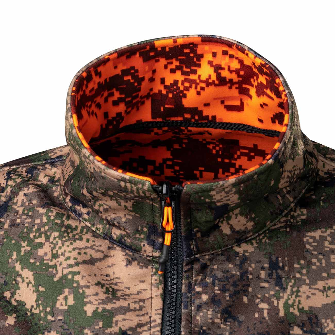 Chaqueta de Caza Chiruca Axe 08 Reversible Verde Naranja - imagen 4