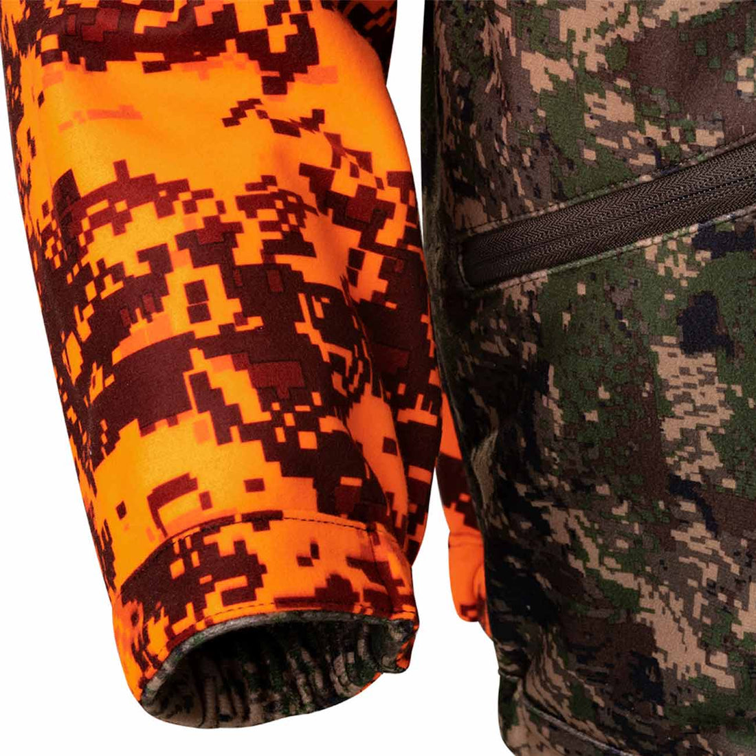Chaqueta de Caza Chiruca Axe 08 Reversible Verde Naranja - imagen 5