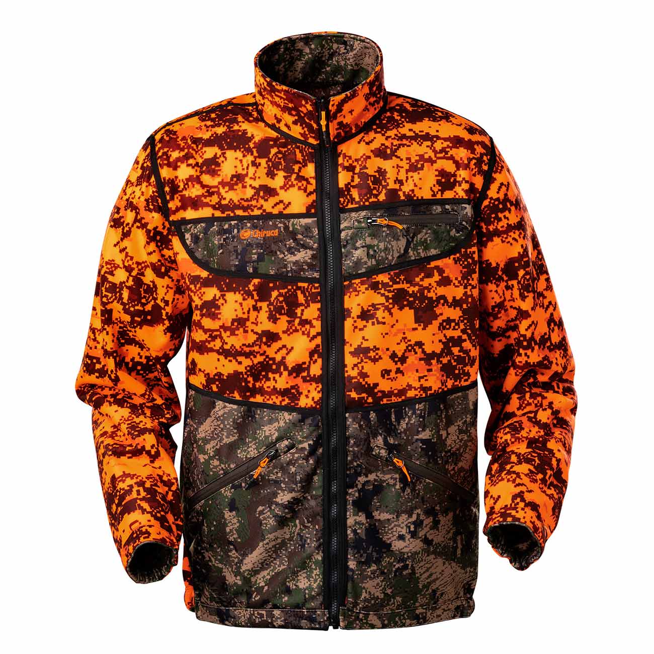 Chaqueta de Caza Chiruca Axe 08 Reversible Verde Naranja - imagen 2