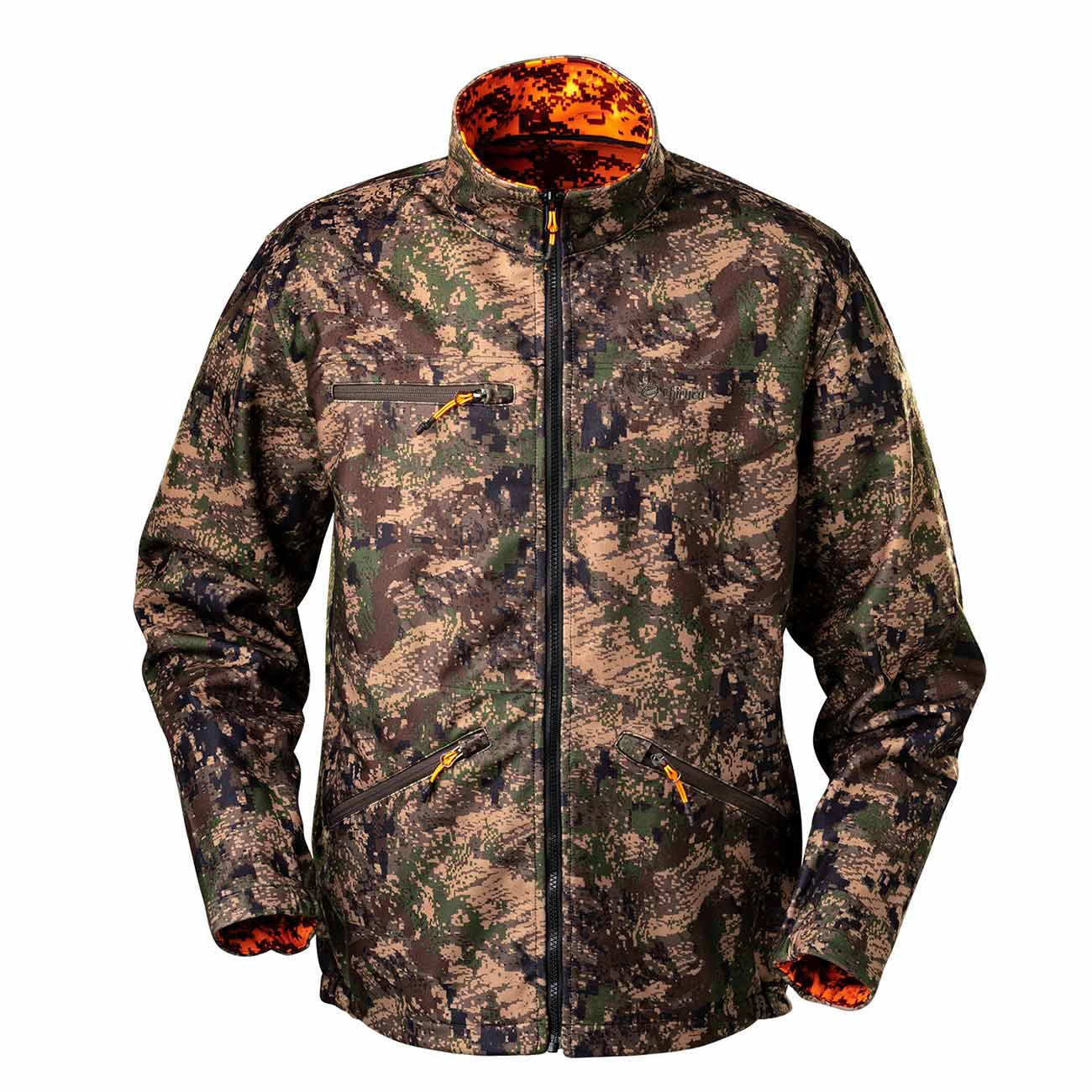 Chaqueta de Caza Chiruca Axe 08 Reversible Verde Naranja - imagen 1