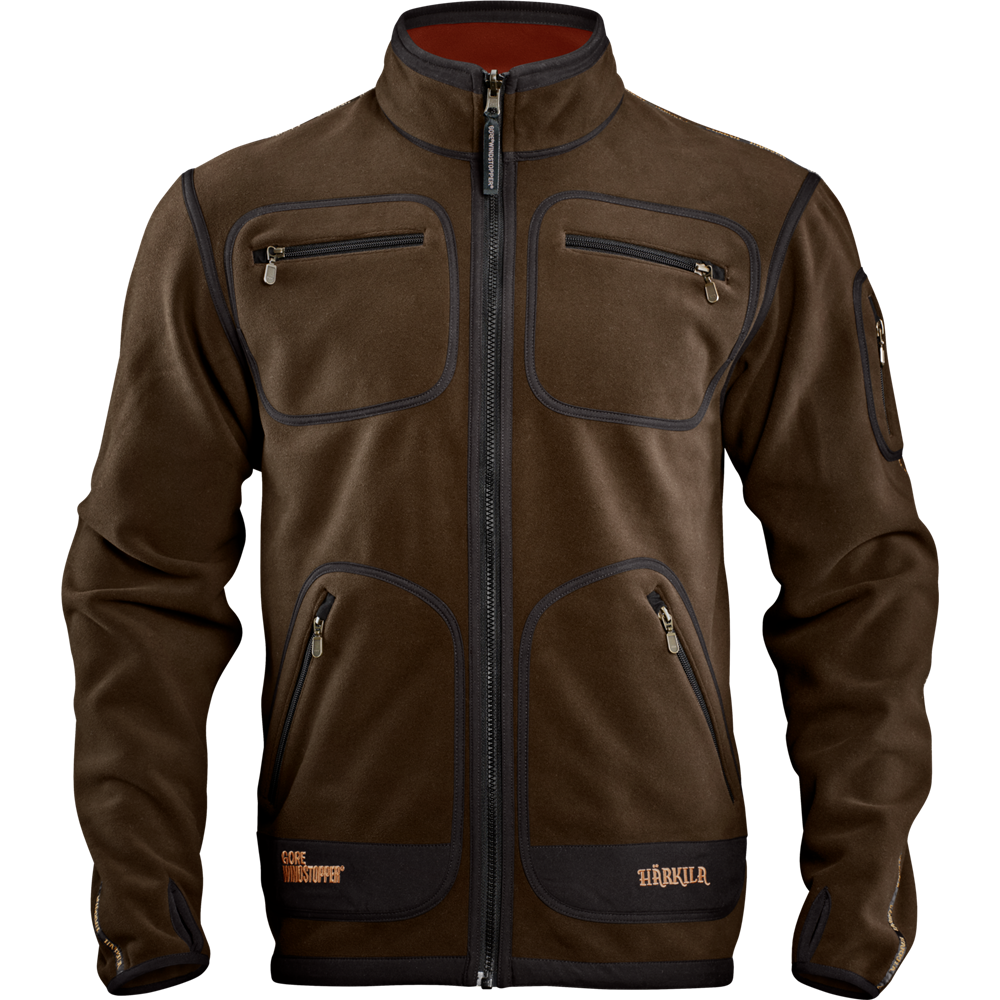 Chaqueta Polar Härkila Kamko Reversible Gore-Tex Marrón Rojo - imagen 8
