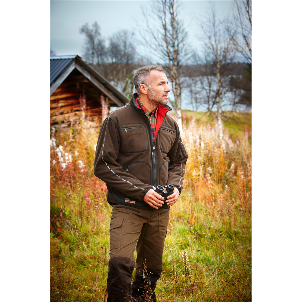 Chaqueta Polar Härkila Kamko Reversible Gore-Tex Marrón Rojo - imagen 10