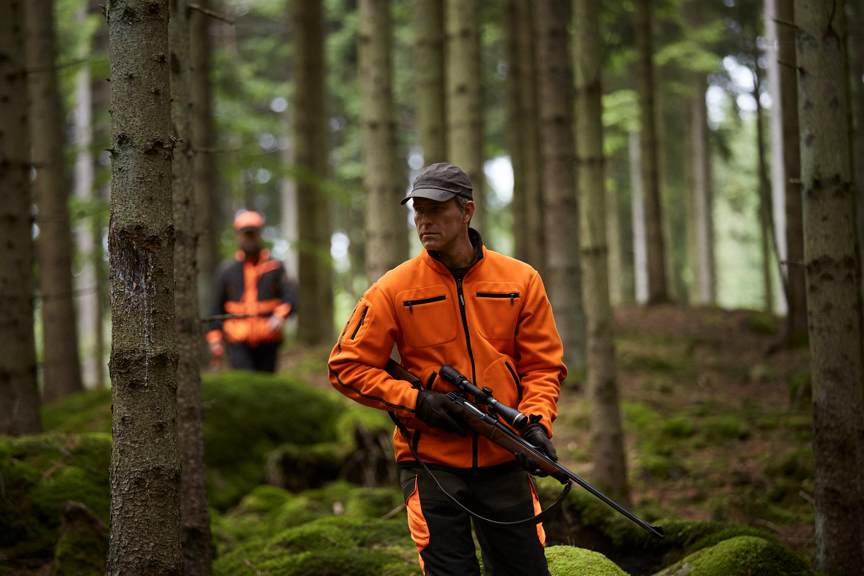 Chaqueta Polar Härkila Kamko Reversible Gore-Tex Verde Naranja - imagen 5