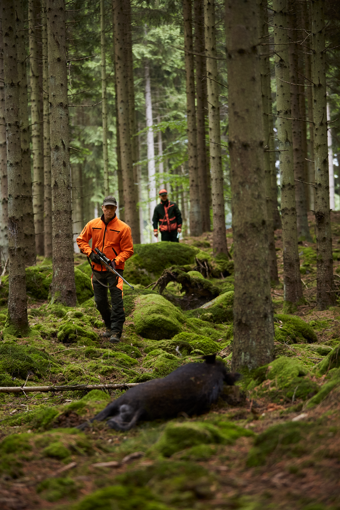 Chaqueta Polar Härkila Kamko Reversible Gore-Tex Verde Naranja - imagen 9