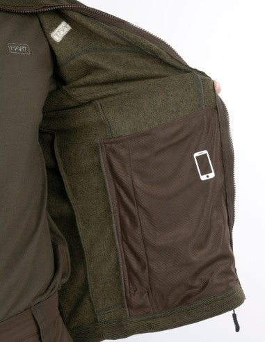 Chaqueta Polar Hart Bauen-FZ Verde - imagen 3