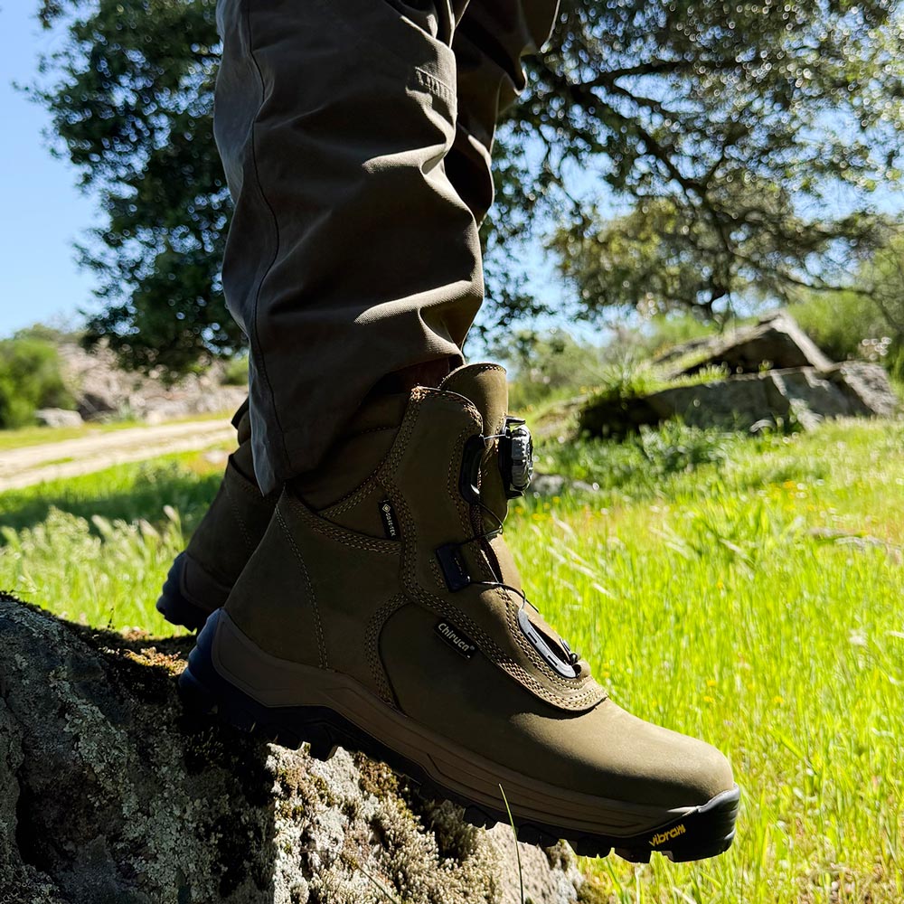 Botas de montaña y trekking Unisex Chiruca Boxer Boa 01 Gore-Tex Verde - imagen 8