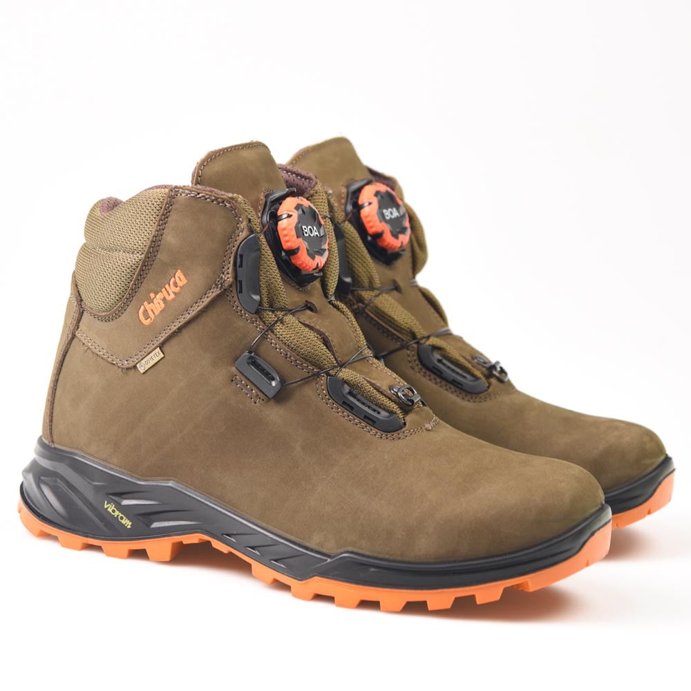Botas de montaña y trekking Unisex Chiruca Cares Boa 08 Hi Vis Gore-Tex Verde - imagen 3