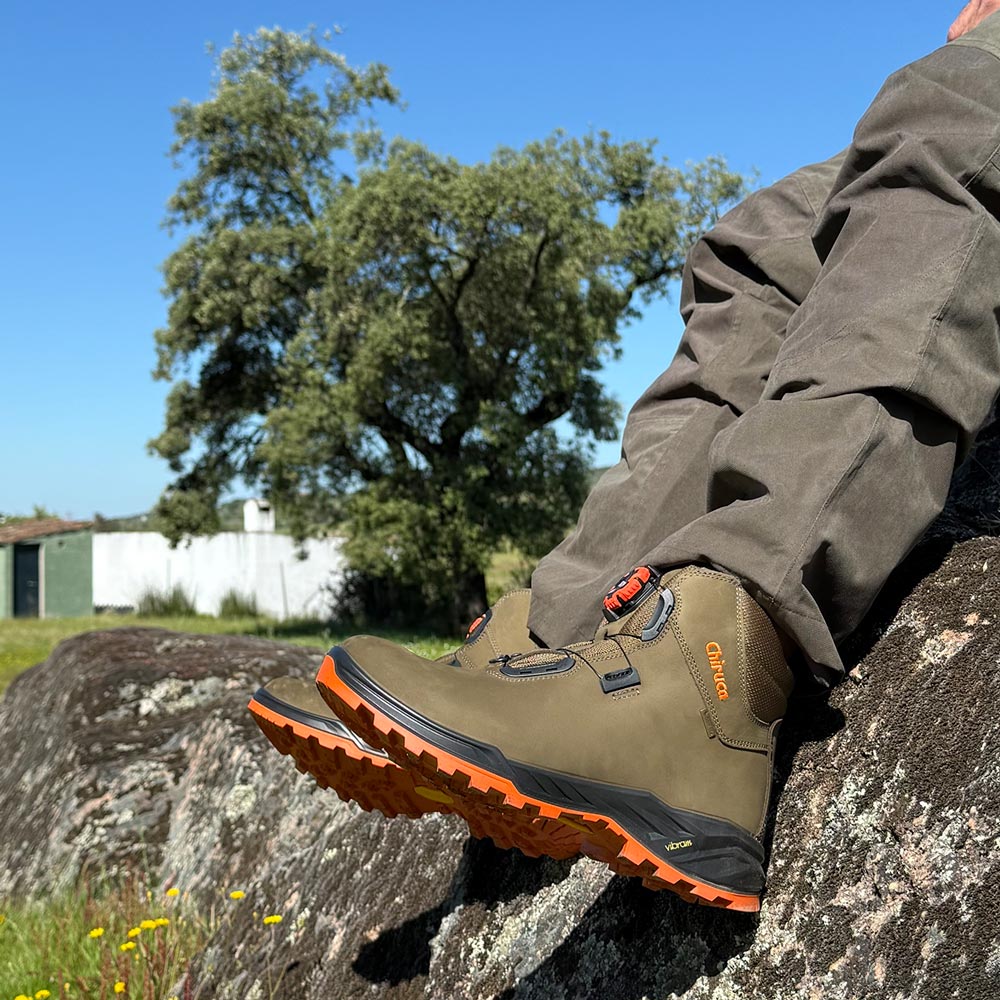 Botas de montaña y trekking Unisex Chiruca Cares Boa 08 Hi Vis Gore-Tex Verde - imagen 4