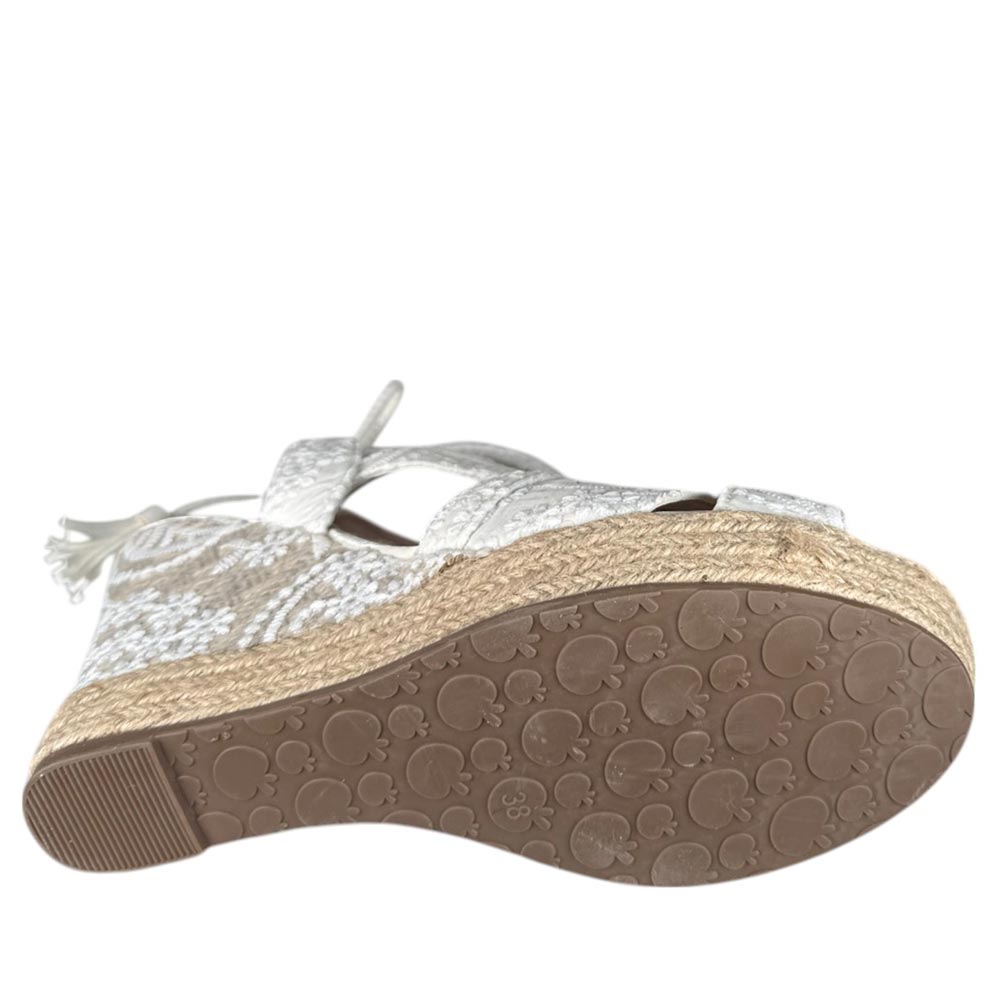 Cuñas de Novia Mandarina Kelly Blanco - imagen 8