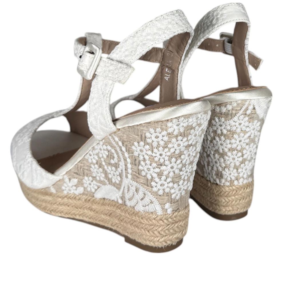 Cuñas de Novia Mandarina Alexia Blanco - imagen 7