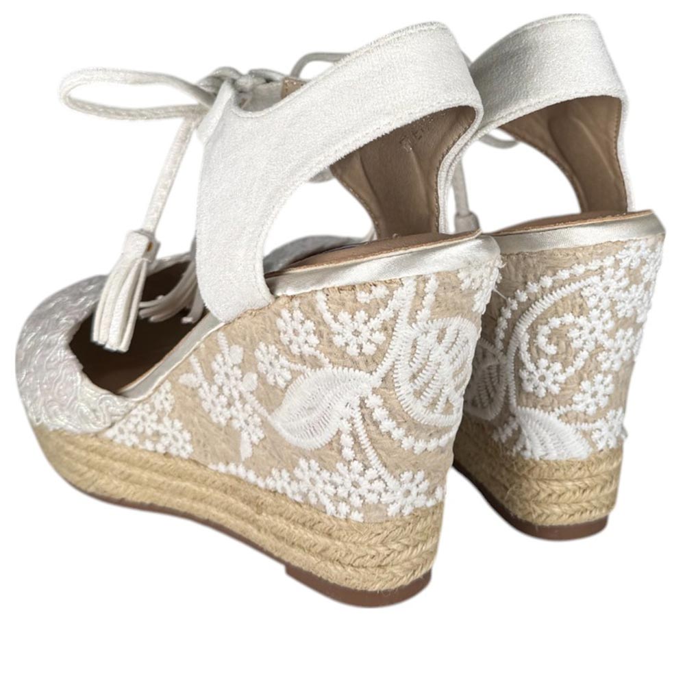 Cuñas de Novia Mandarina Elena Blanco - imagen 6