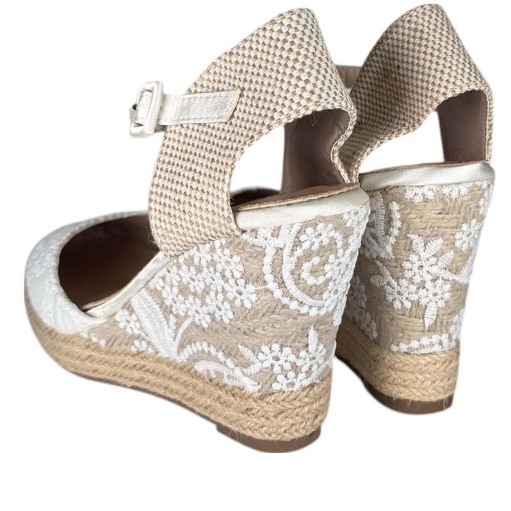Cuñas de Novia Mandarina Leticia Blanco - imagen 7