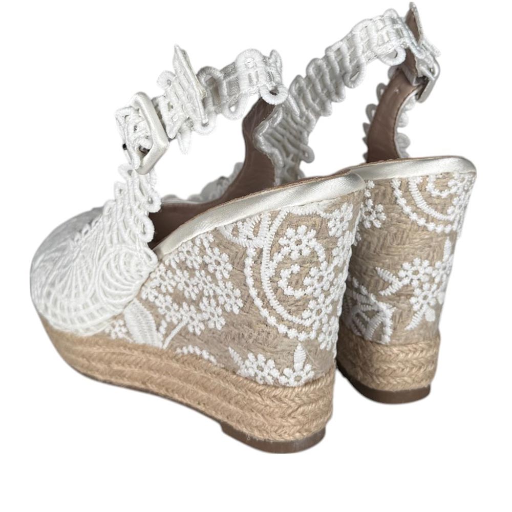 Cuñas de Novia Mandarina Lidia Blanco - imagen 7