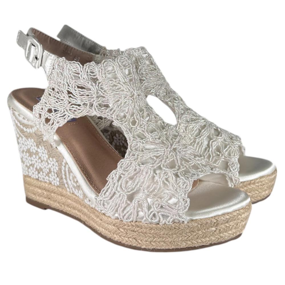 Cuñas de Novia Mandarina Sara Blanco - imagen 2