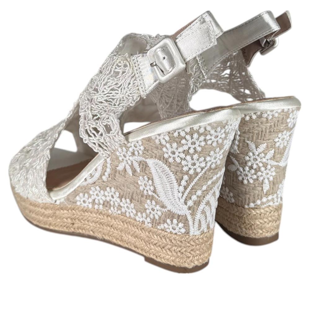 Cuñas de Novia Mandarina Sara Blanco - imagen 4