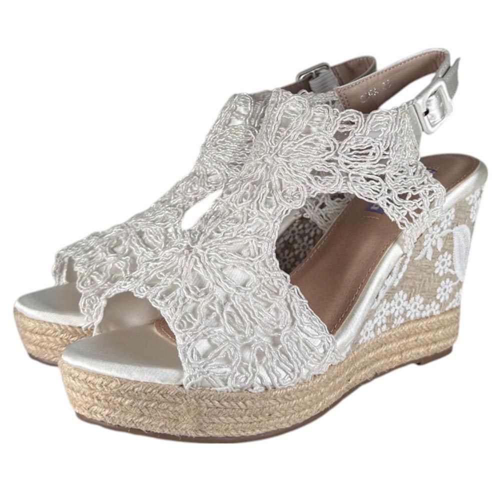 Cuñas de Novia Mandarina Sara Blanco - imagen 3