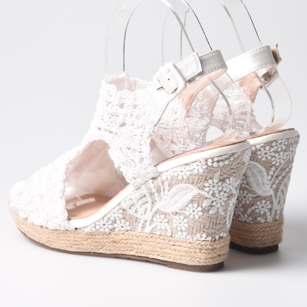 Cuñas de Novia Mandarina Sara Blanco - imagen 9