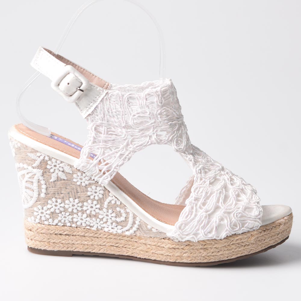 Cuñas de Novia Mandarina Sara Blanco - imagen 6