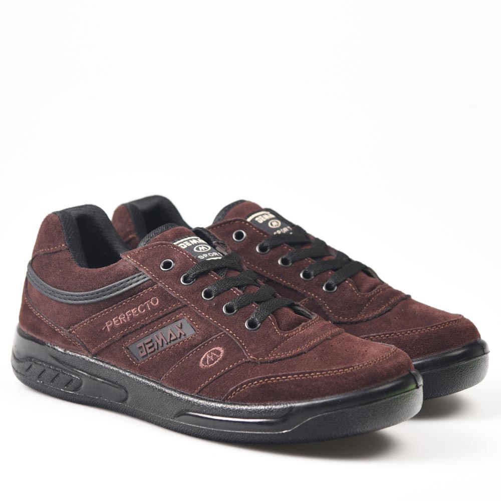 Zapatillas Demax Marrón Cordones - imagen 2