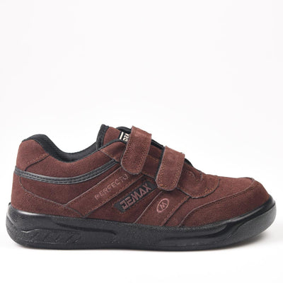 Zapatillas Demax Marrón Velcro