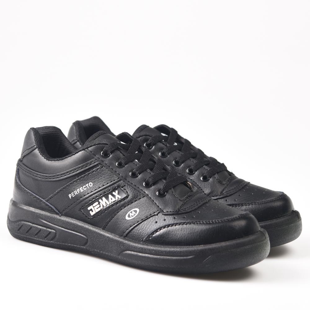 Zapatillas Demax Negro Cordones - imagen 2