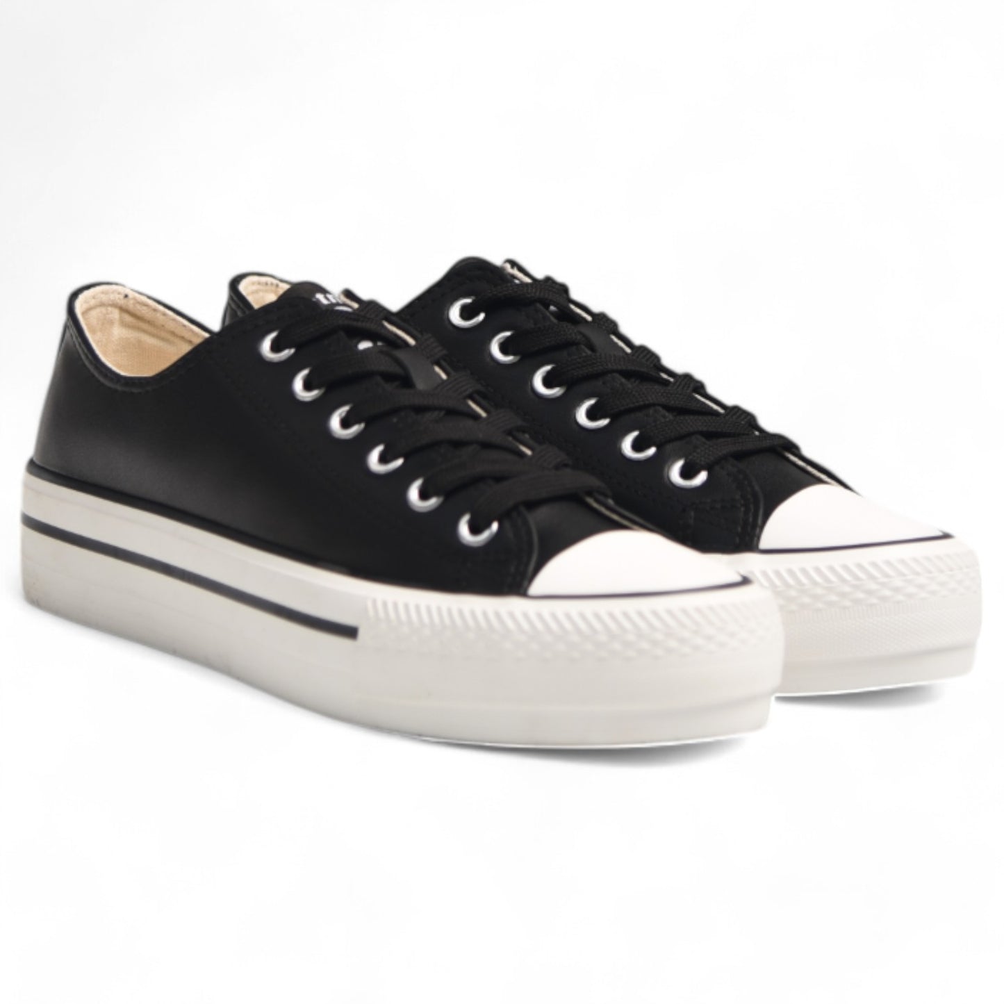 Deportivas Mustang Bigger X 60173 Negro Piel - imagen 2