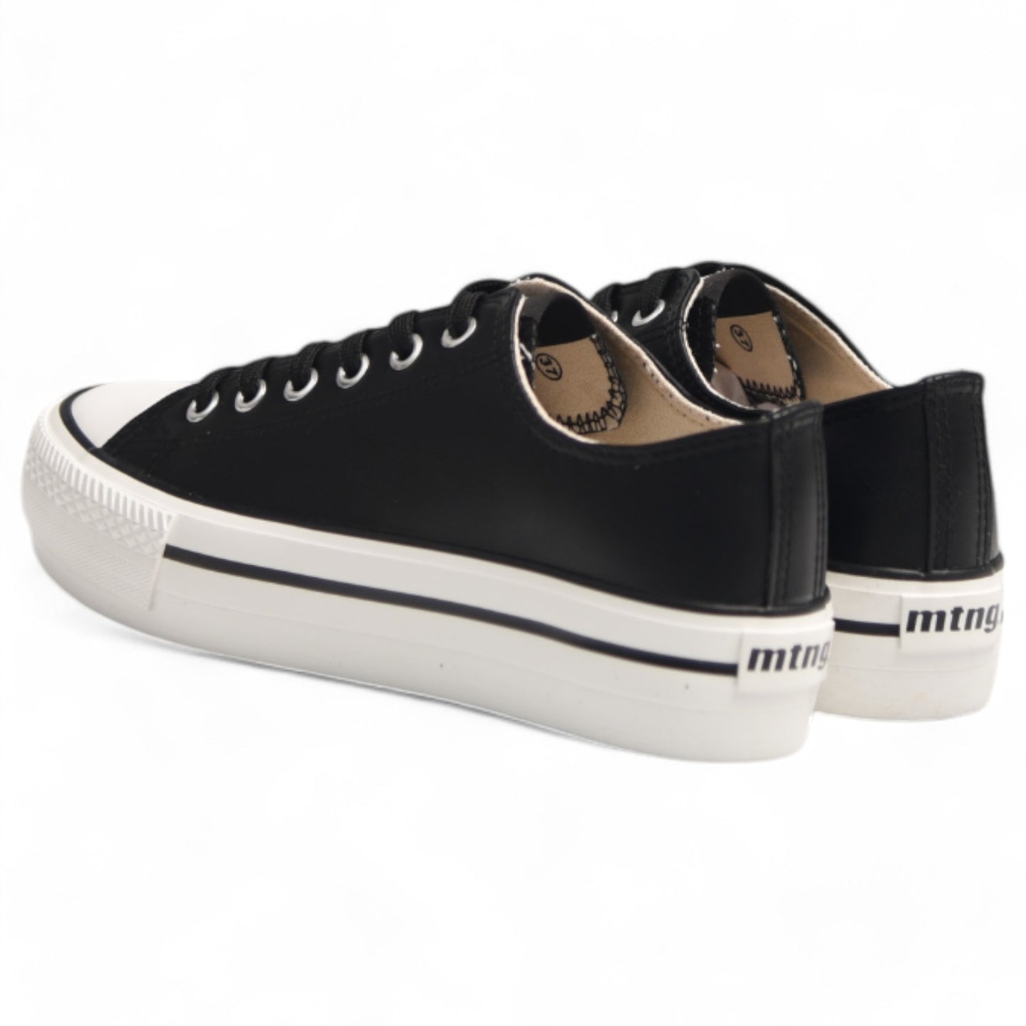 Deportivas Mustang Bigger X 60173 Negro Piel - imagen 4
