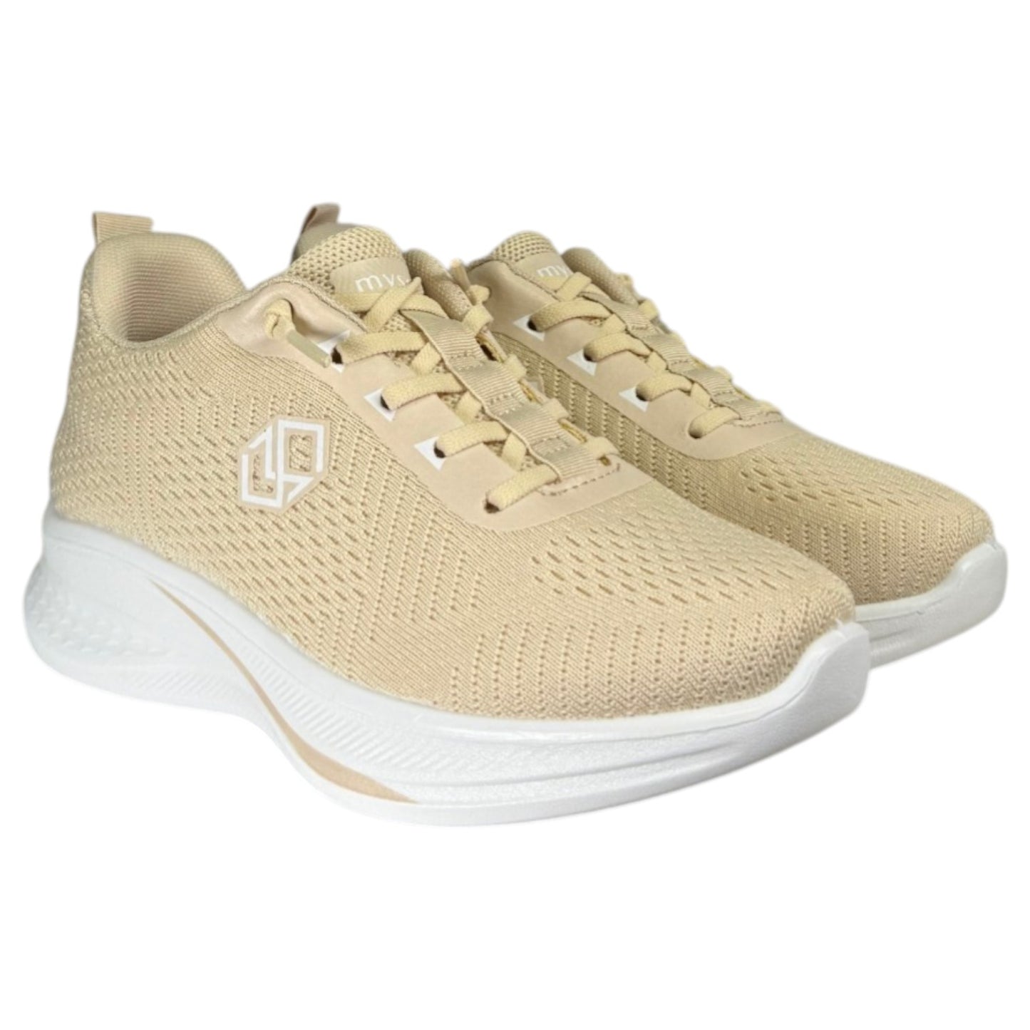 Deportivos Mysoft Elásticos 26M380 Beige - imagen 3