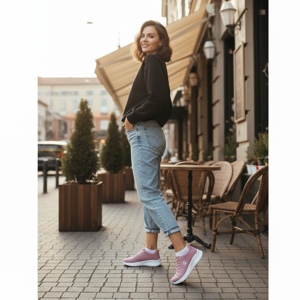 Deportivos Mysoft Elásticos 26M380 Malva - imagen 4