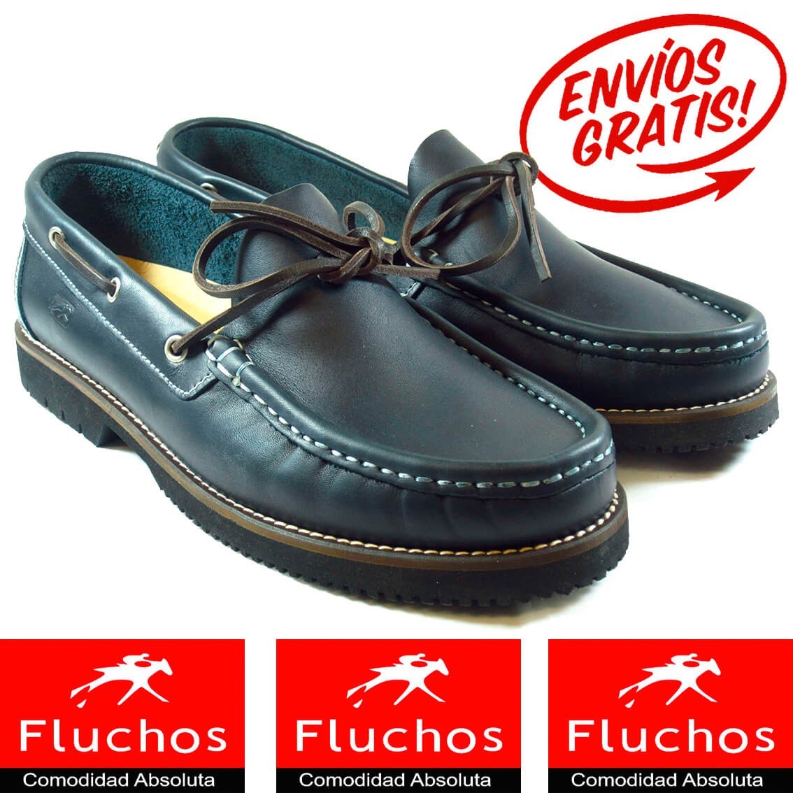 Zapatos Náuticos Fluchos 156 Marino - imagen 12
