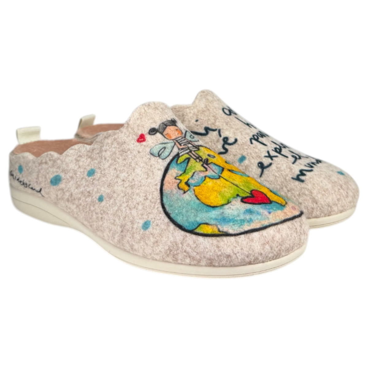 Zapatillas de Casa Vivant El Mundo 262090 Beig