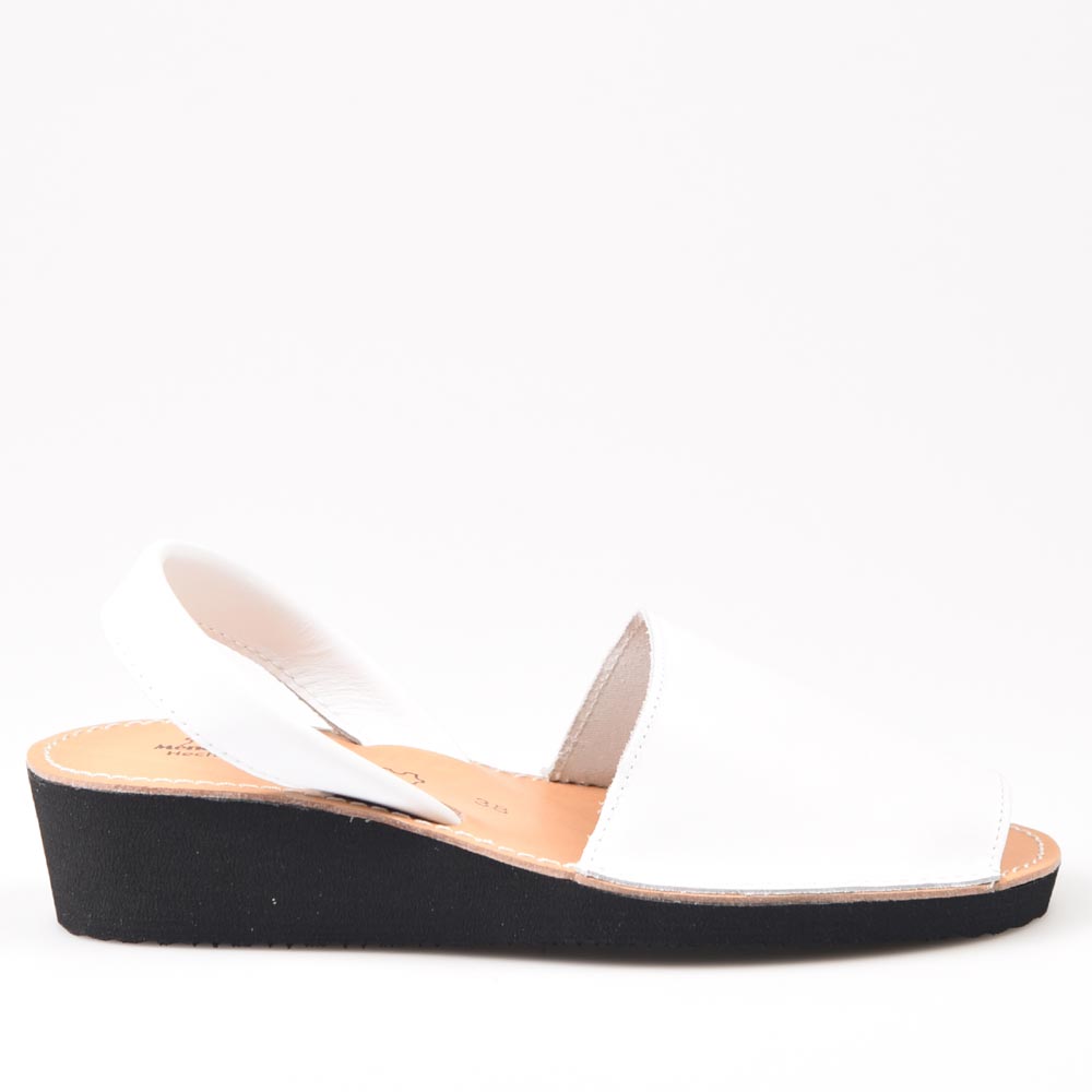 Sandalias Menorquinas Cuña Blanco - imagen 7