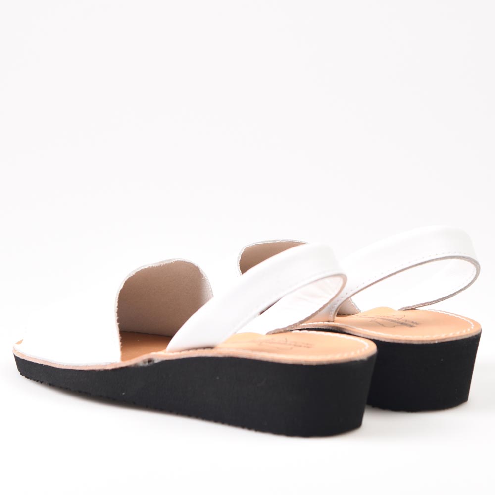 Sandalias Menorquinas Cuña Blanco - imagen 10